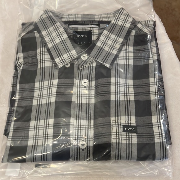 RVCA slim fit button down shirt - Picture 8 of 10